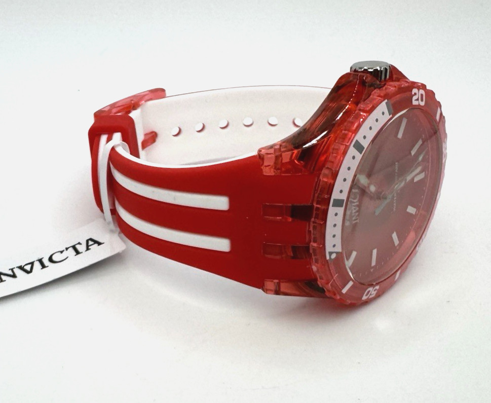 Invicta Subaqua Men’s Watch – 44mm, Red New In Box (69450)