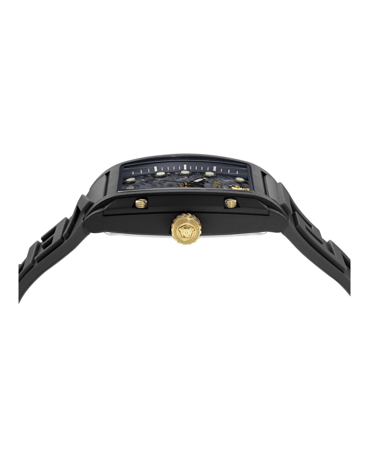 Versace Womens Black 36mm Strap Fashion Watch
