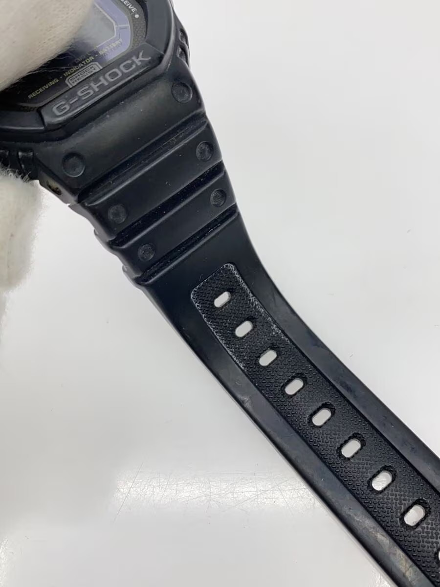 CASIO Solar Wristwatch Digital Rubber BLK BLK GW 5600
