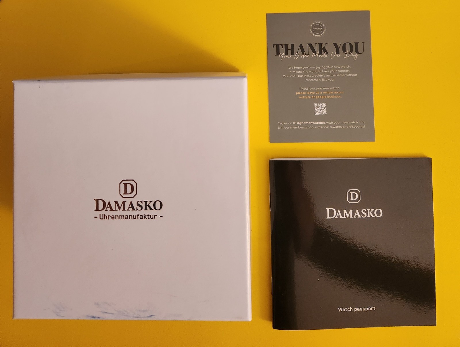 Damasko DS30 Grey automatic watch – Swiss ETA 2824-2 Elabore – NEW and UNWORN!