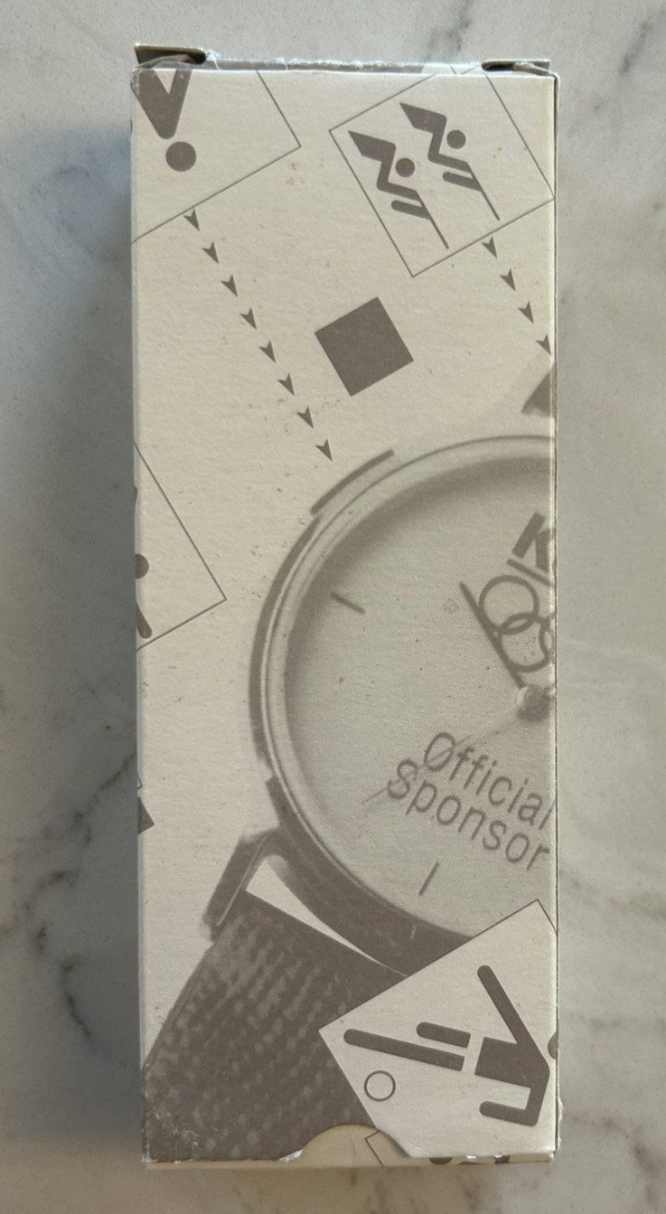 KODAK Official Olympics Sponsor Wrist Watch Vintage Leather Band