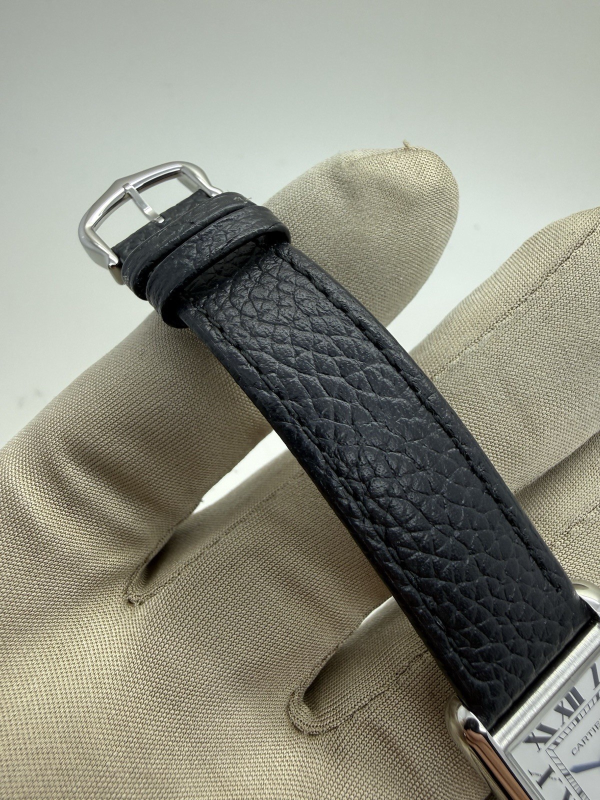 2024 Cartier Tank Must SolarBeat 29.5x22mm Steel Small Quartz Watch WSTA0119 B+P