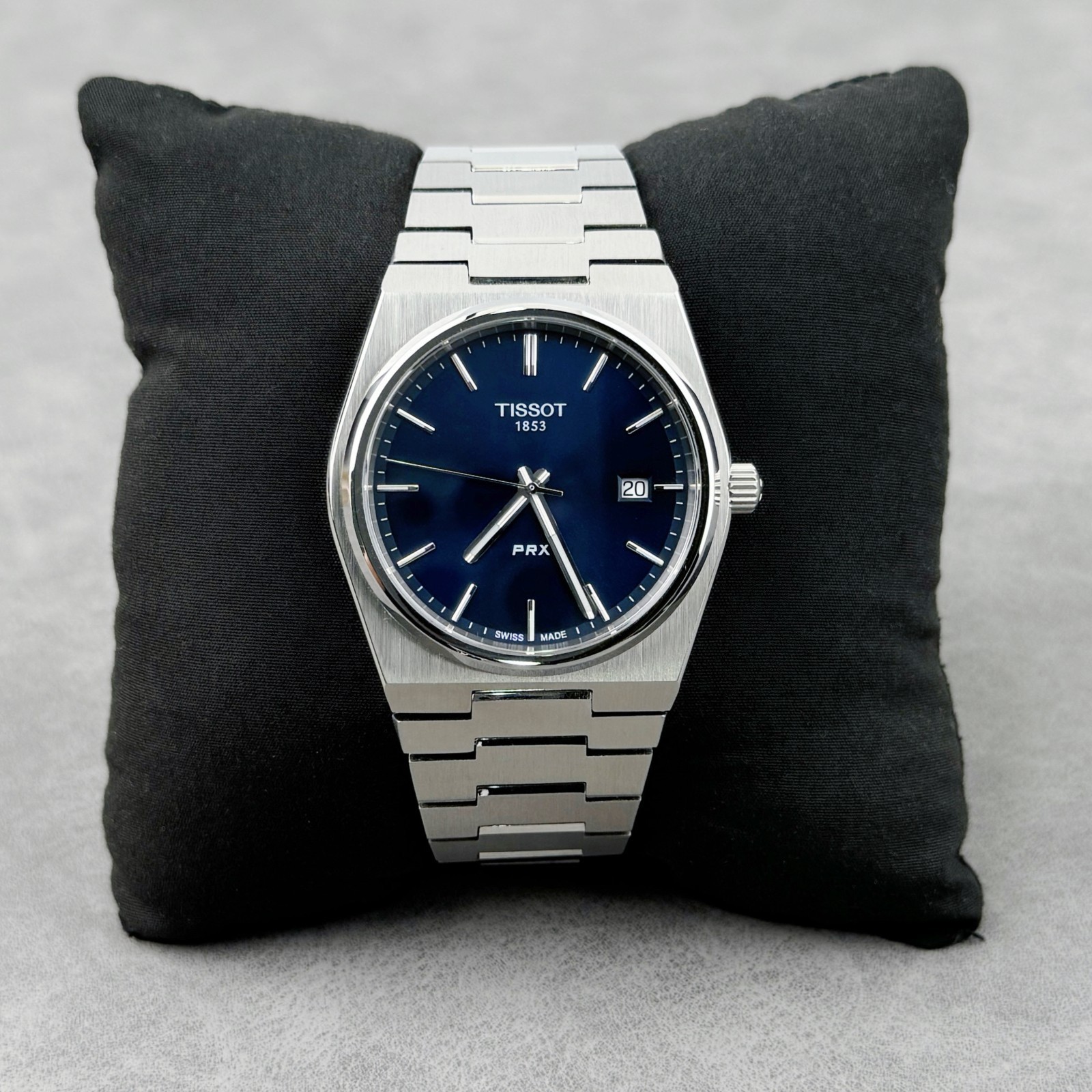 TISSOT PRX 40MM STAINLESS STEEL BLUE DIAL MEN’S WATCH T137.410.11.041.00