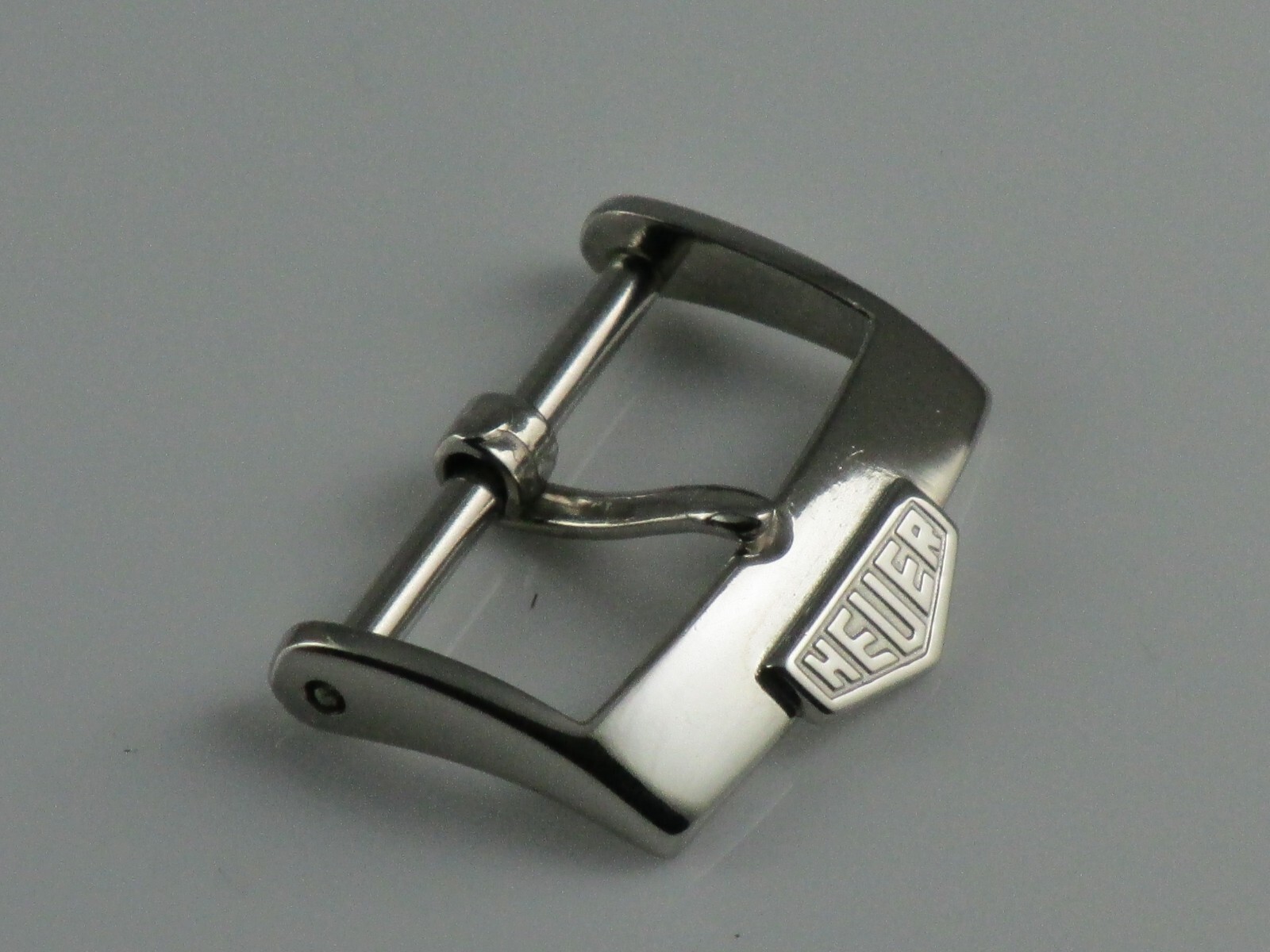 HEUER STEEL BUCKLE 18mm BUCKLE HEUER 18mm STEEL