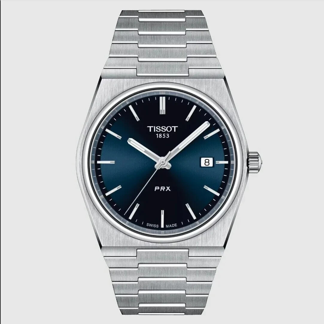 latest New Tissot PRX Quartz Blue Dial Men’s 40mm Watch T137.410.11.041.00