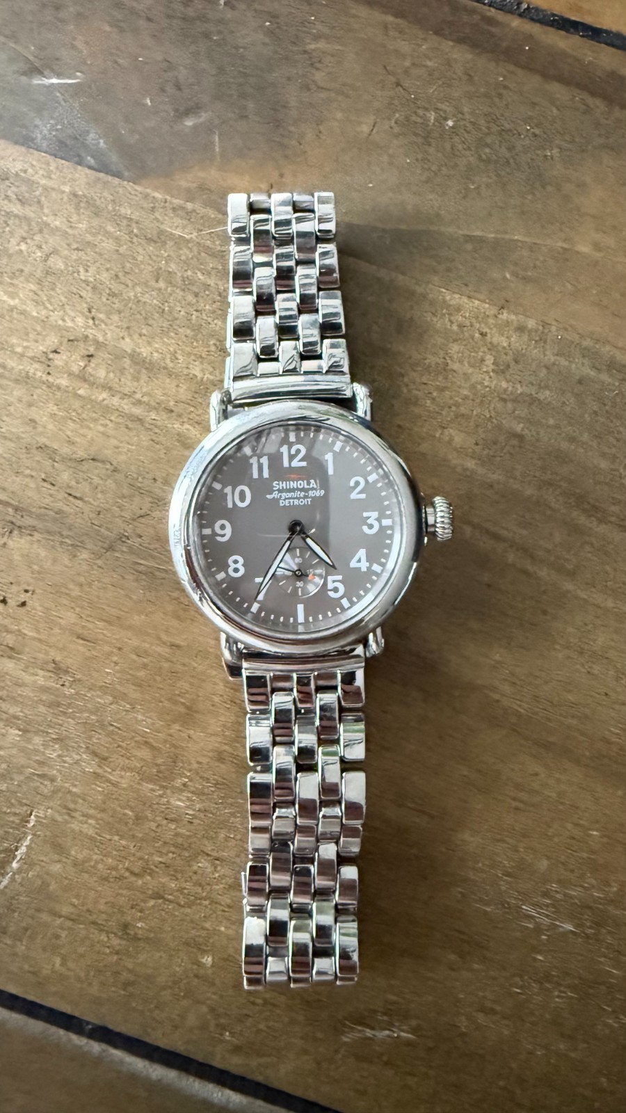 Shinola Runwell Chrome x Chrome