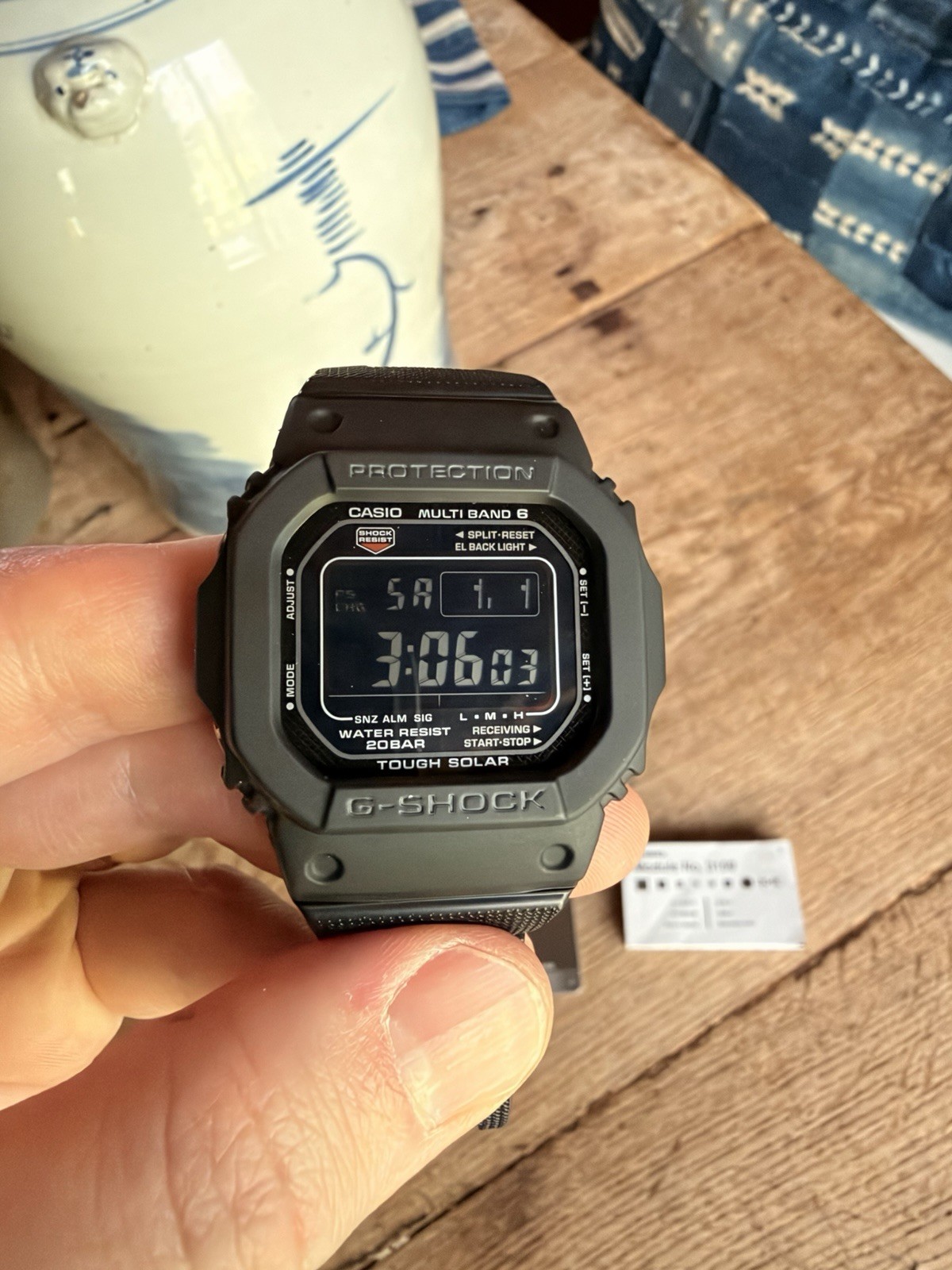 Casio G-Shock GW-M5610BC-1DR Tough Solar Multi Band 6 Watch Unworn Full Set