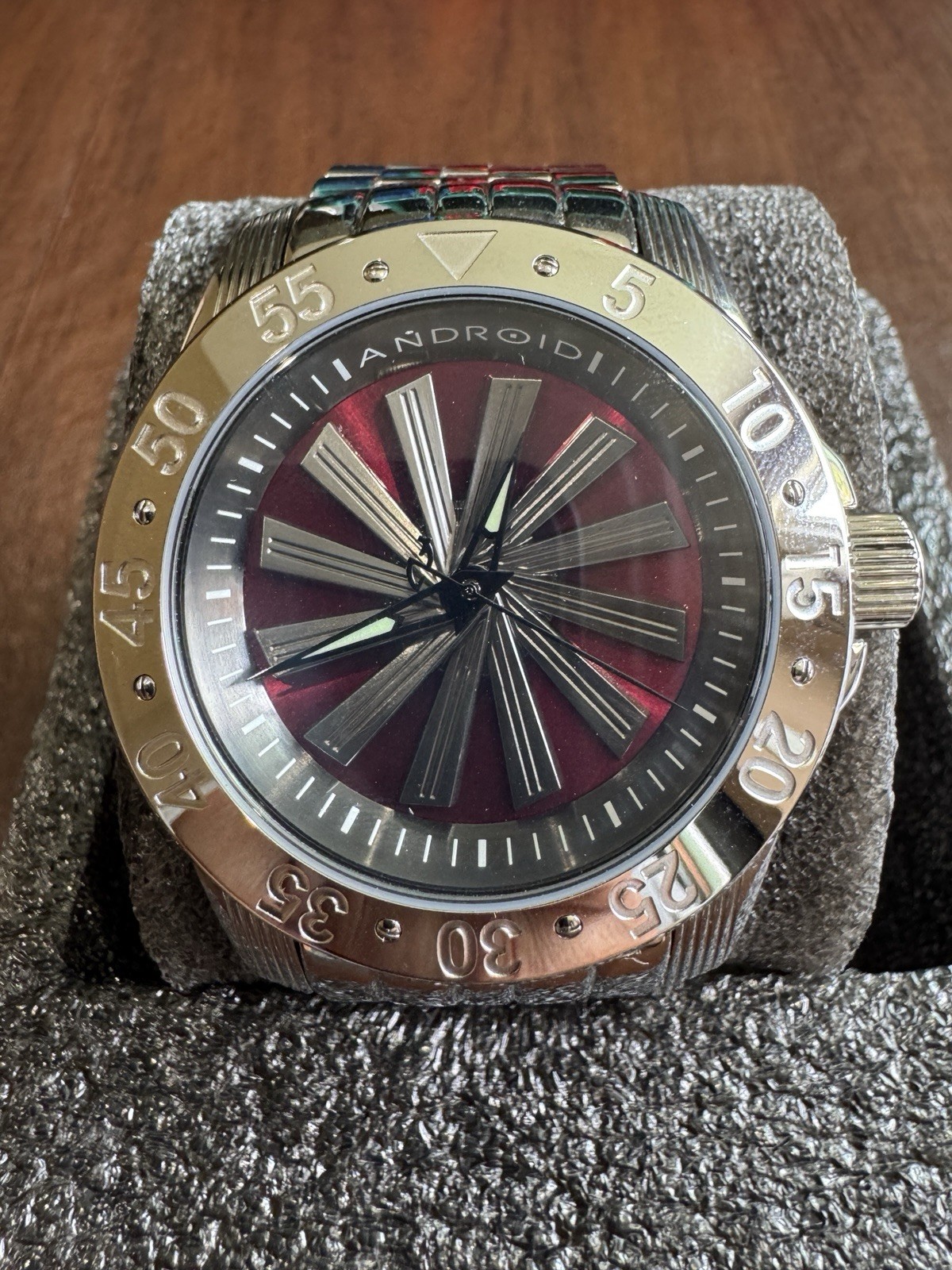 Android AD738 Time Machine Men’s Automatic Diver 48mm green dial