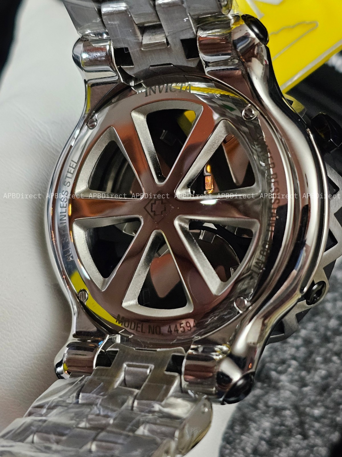Invicta – CERBERUS – Tri 3 Movements Carbon Fiber Abalone MOP Dials mens watch