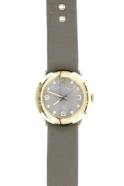 Marc By Marc Jacobs MBM1287 Amy Gold Tone Grey Watch 134501