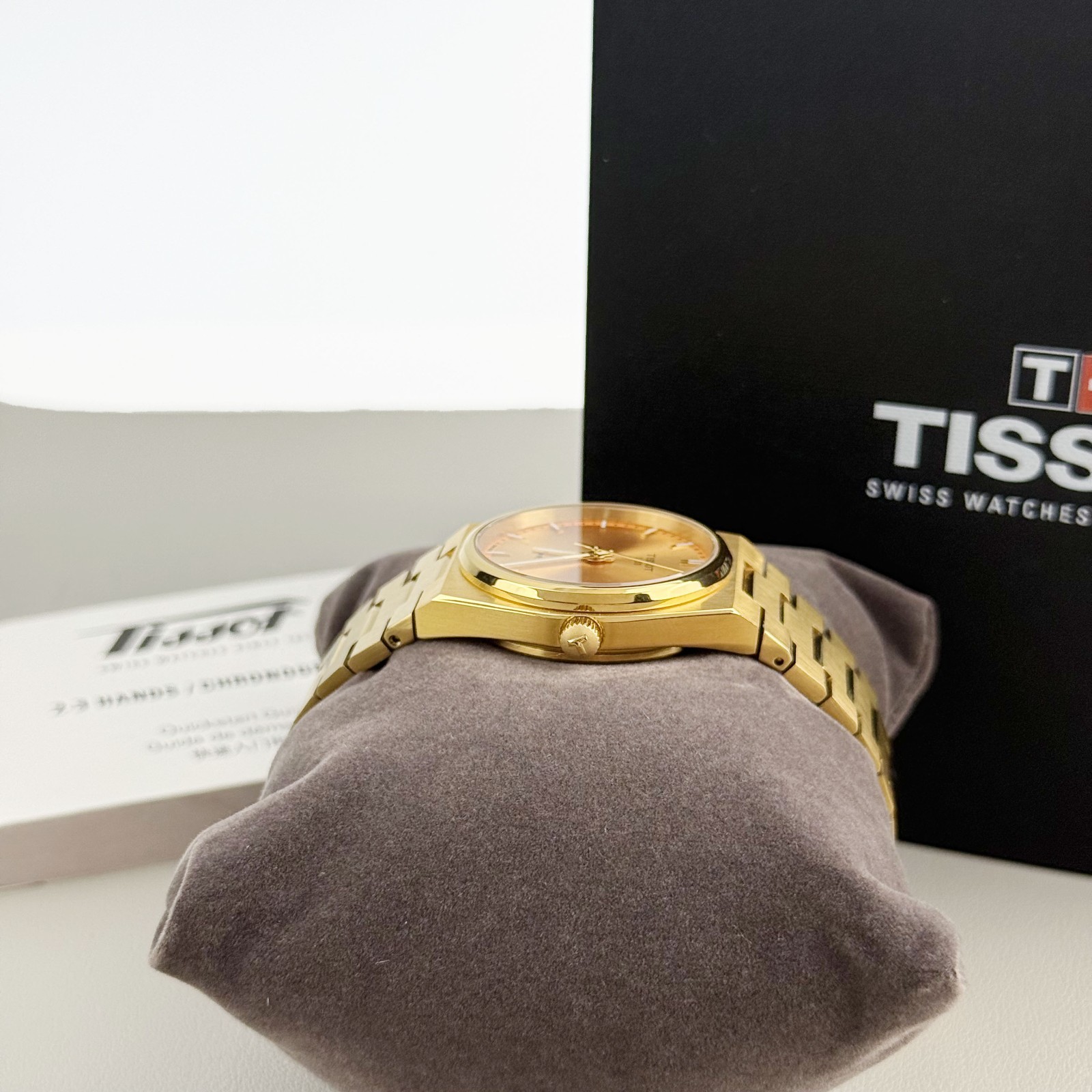 Tissot PRX T137.410.33.021.00 Champagne Dial 316L Stainless Steel Men’s Watch