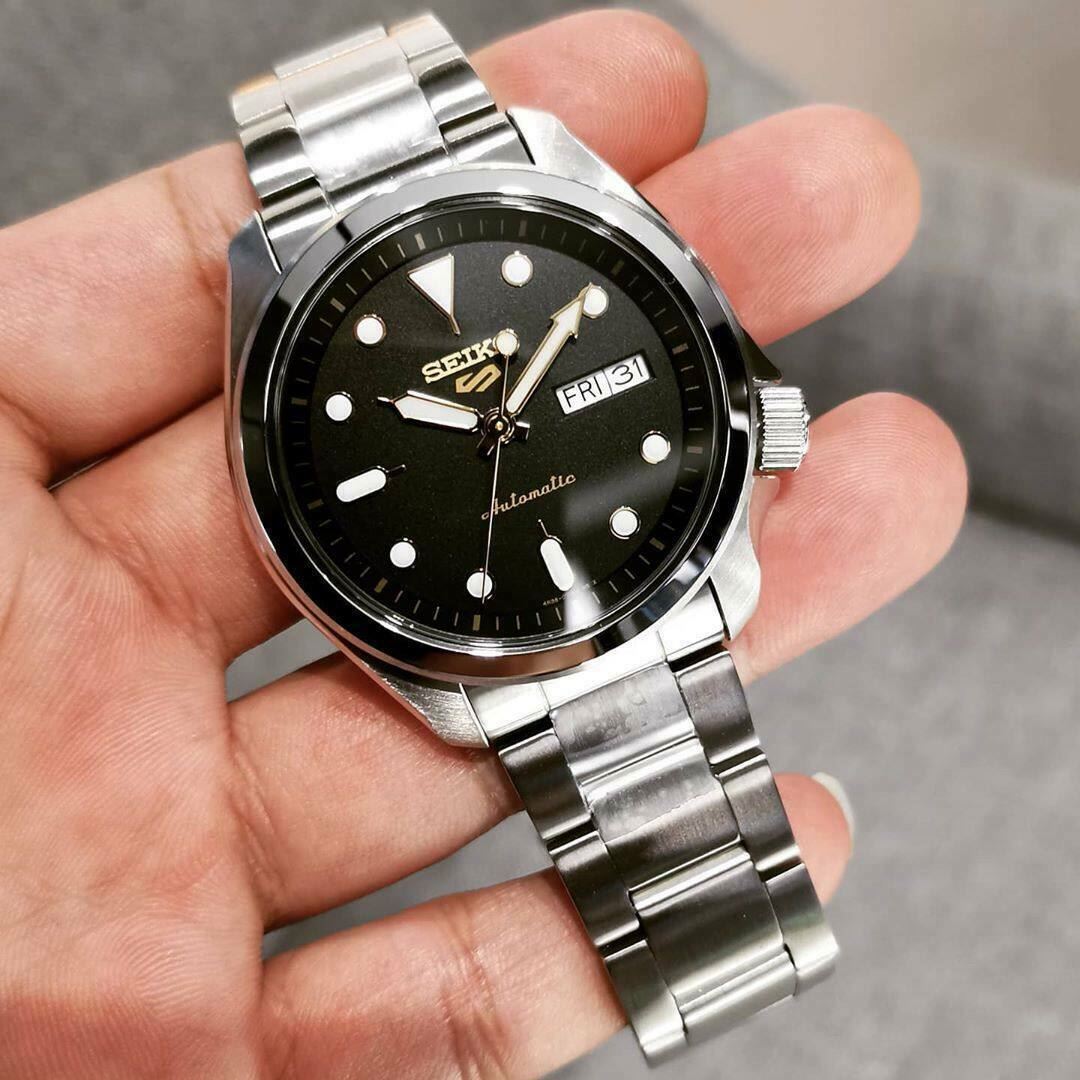 Seiko 5 Sports SRPE57K1 Superman Black Automatic 24 Jewels Analog Men’s Watch