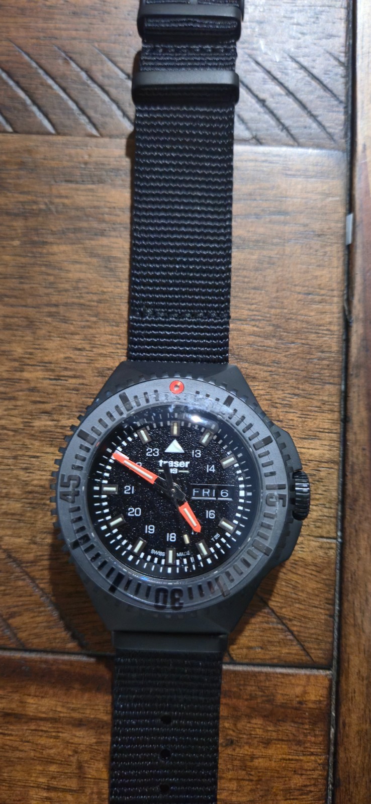 TRASER H3 109854 P69 Black-Stealth Watch 46mm with Tritium Lume
