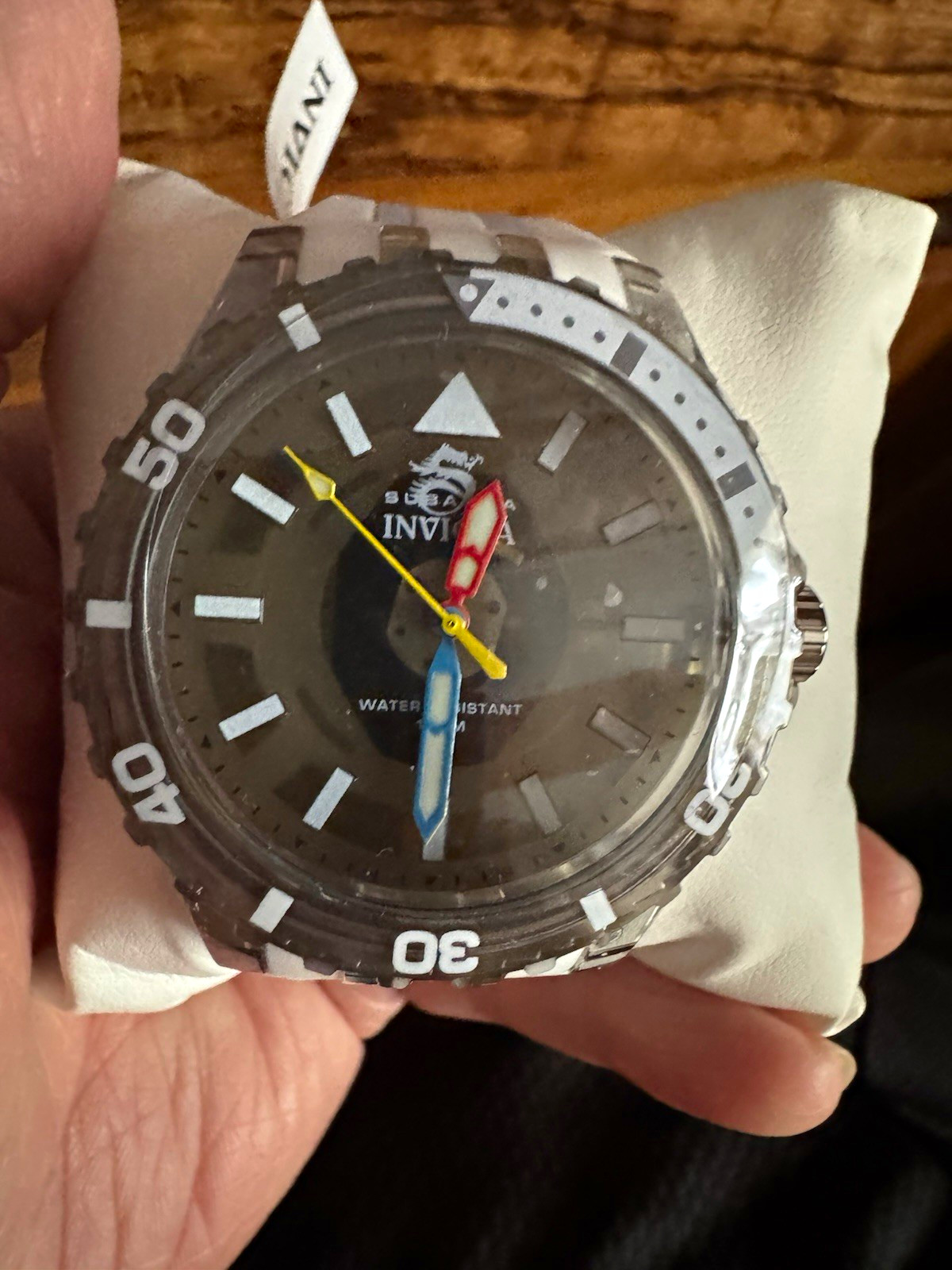 Invicta Subaqua Chromamode 69448 White 44mm Quartz Silicone Strap 100m