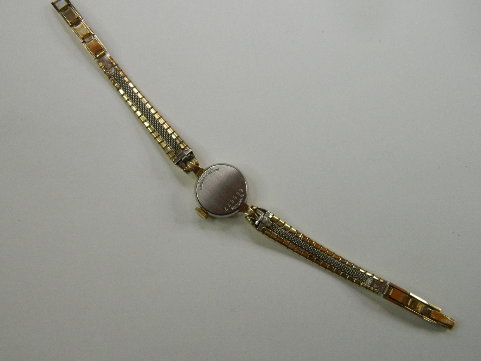EXC. FINE VINTAGE HAMILTON 10k ROLLED GOLD PLATE LADIES WATCH – RUNS GREAT TIMER
