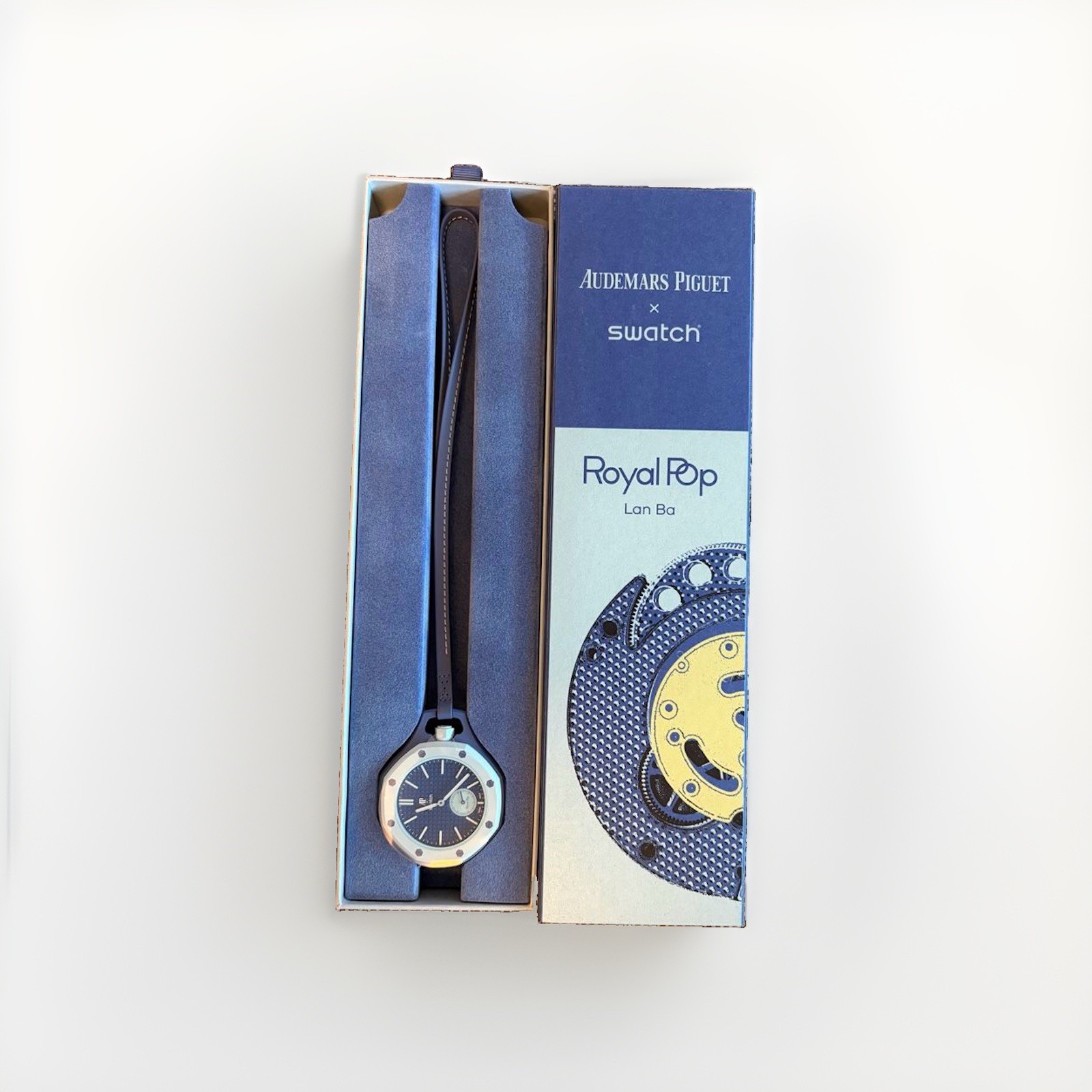Swatch X Audemars Piguet AP Royal Pop LAN BA Blue Navy Authentic Brand New RARE