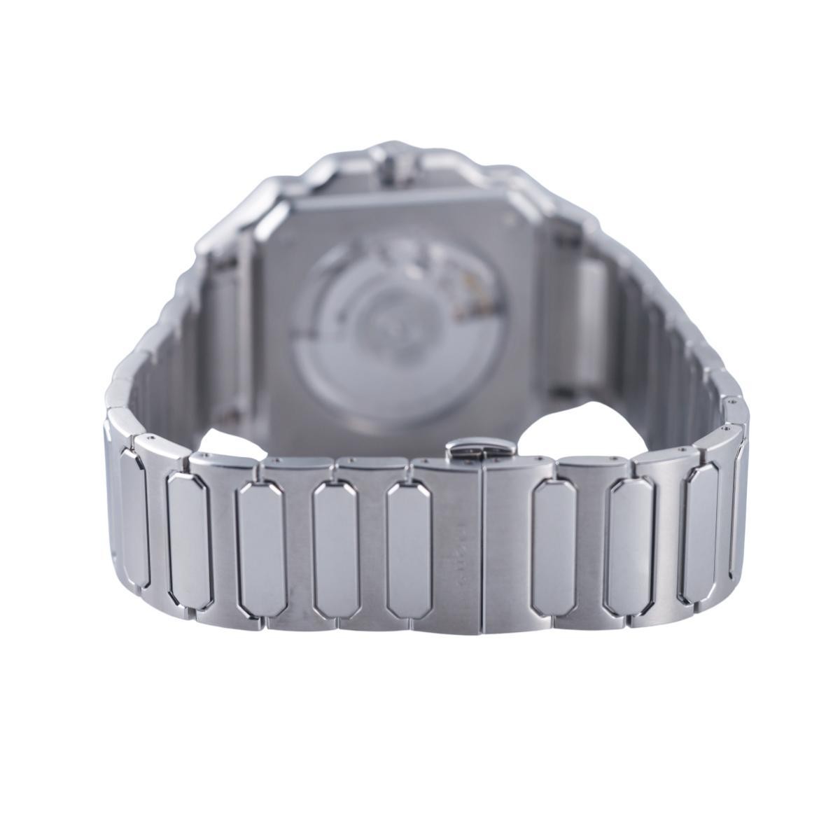 Gucci G-Flat Black Dial Automatic 36mm Steel Men’s Watch YA166401