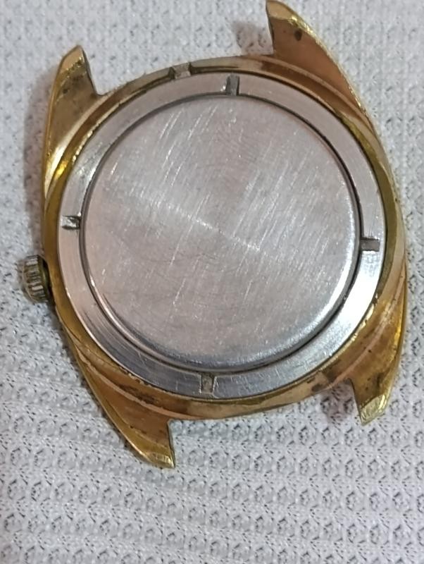 Antique Boljot watch from the Soviet Union, mechanical, 17 jewels, gold plated