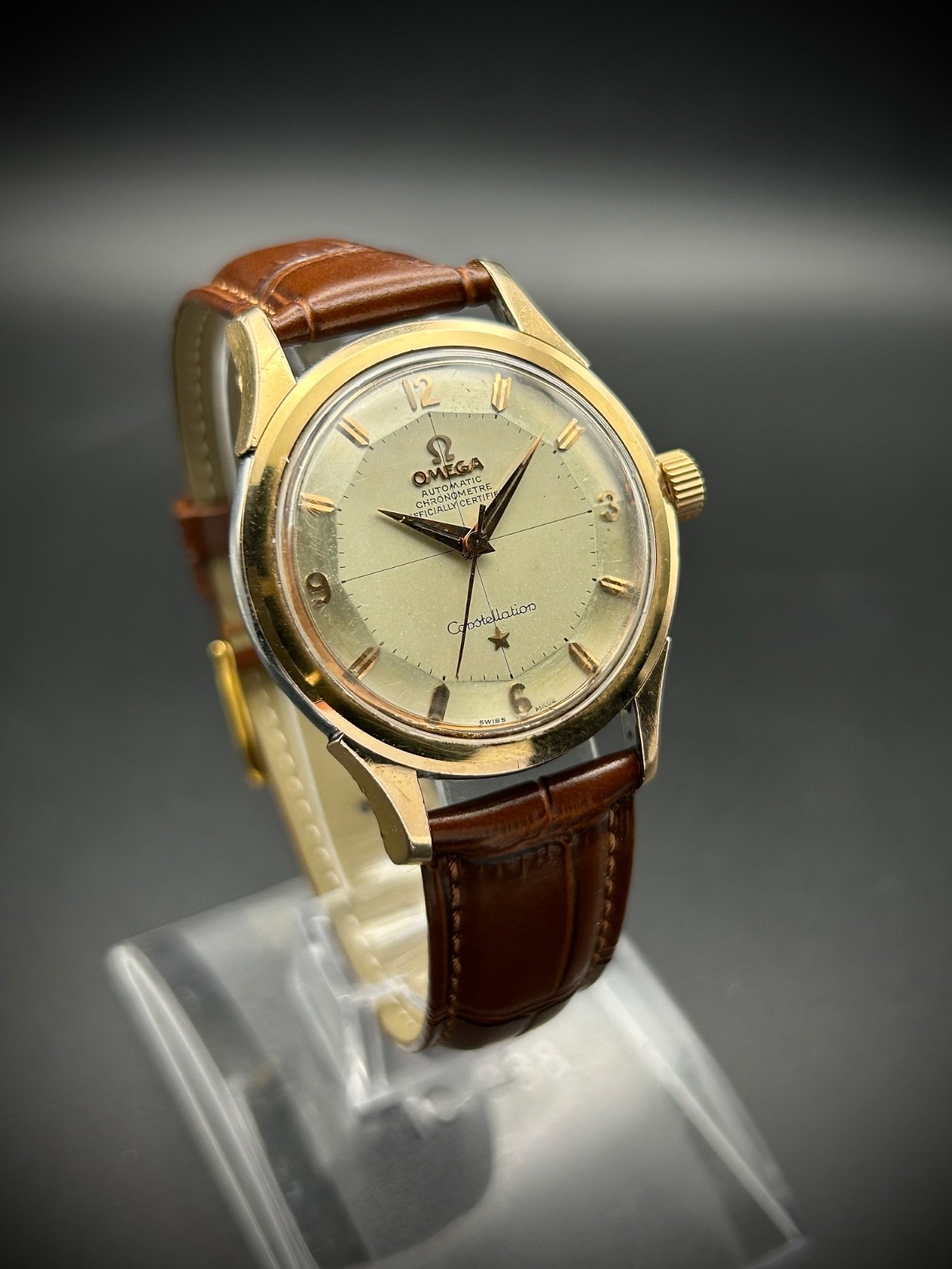 Omega Constellation Pie Pan Automatic Crosshair Dial Ref – 2852-1SC