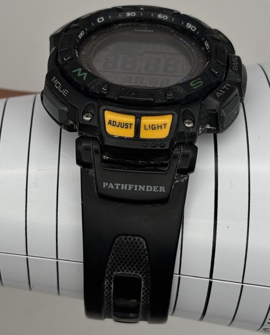 Casio 3246 PAG-240 Pathfinder Triple Sensor Watch #YC2