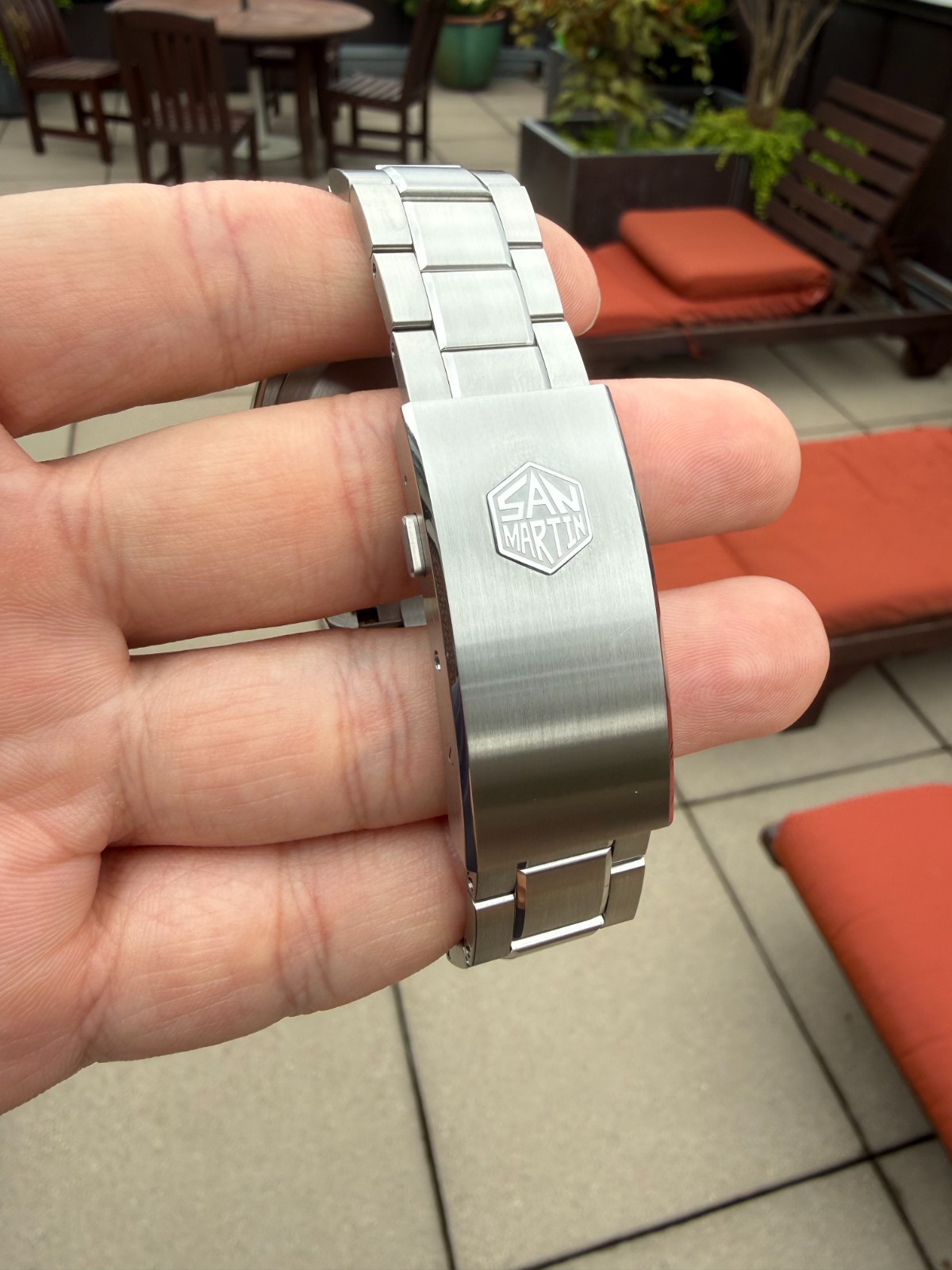 San Martin SN0130-B 42mm NH35 White Mother of Pearl