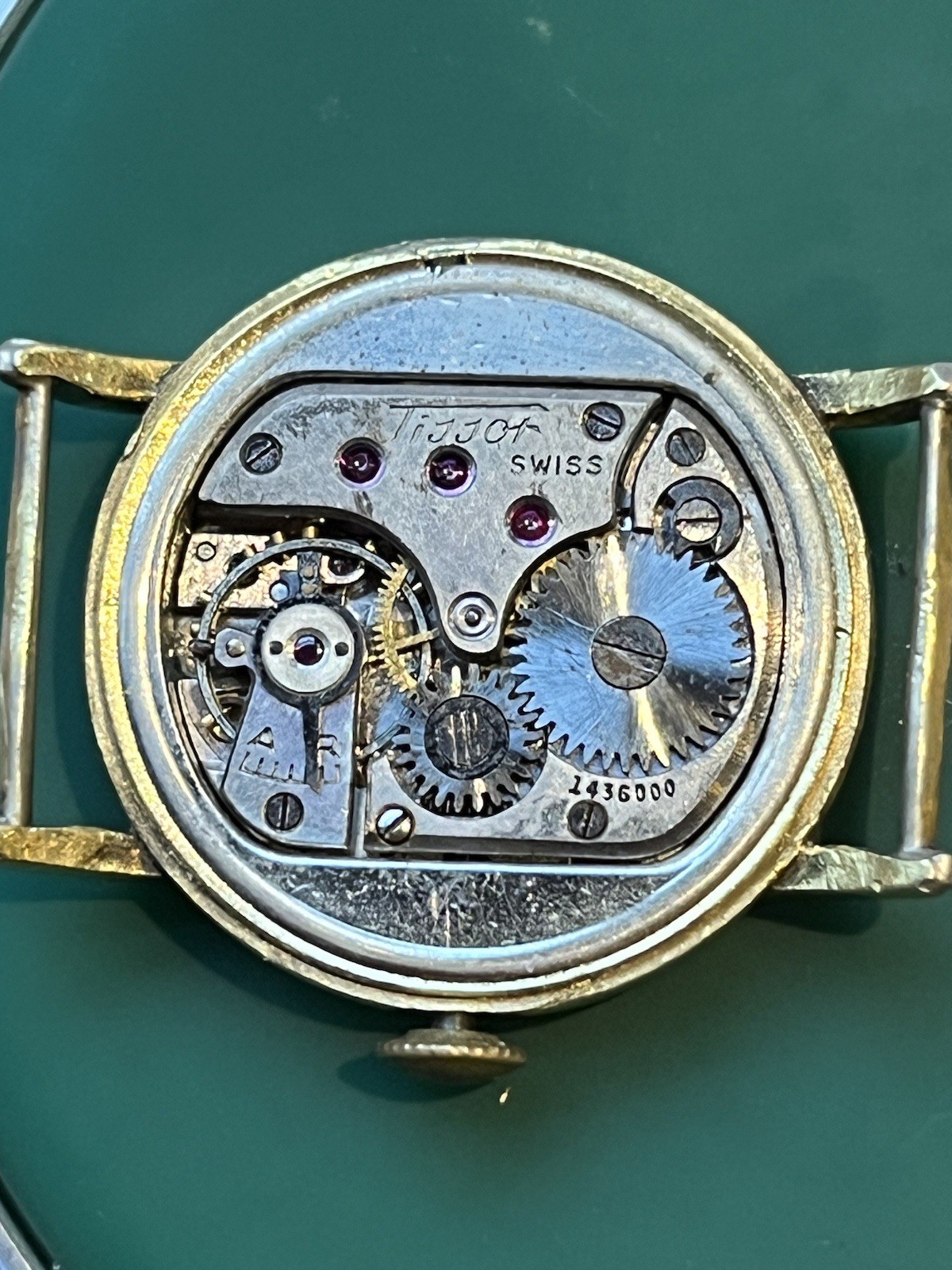 Antique Fixed Lug Tissot 22mm Ladies Watch Ref. 5245-1 With A Cal. 13.6 Movement