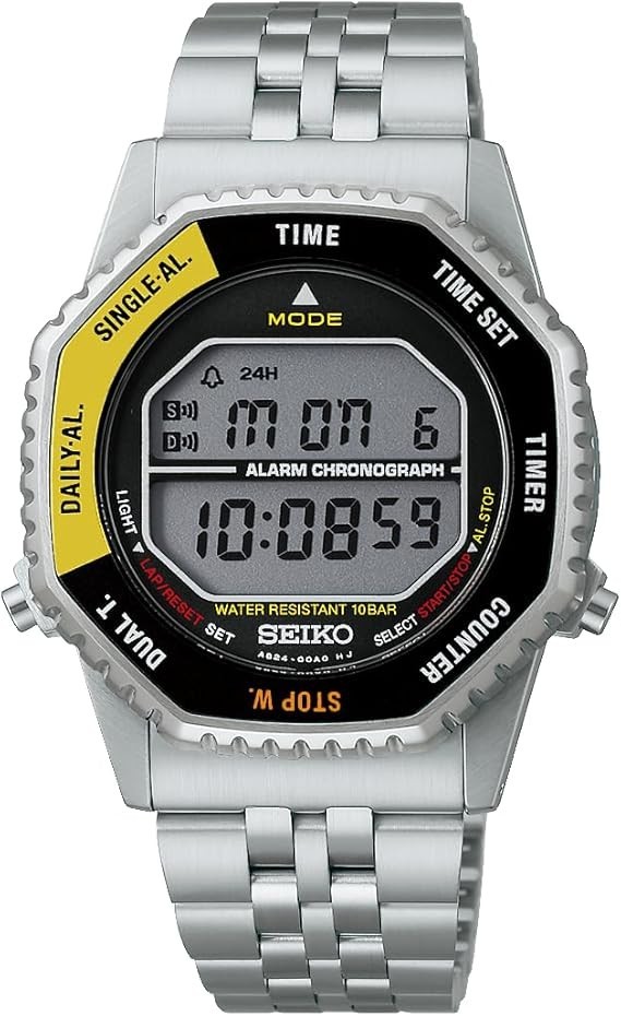 Seiko Selection SBJG017 Rotocall Stopwatch Stainless Digital Quartz Watch🔥Japan
