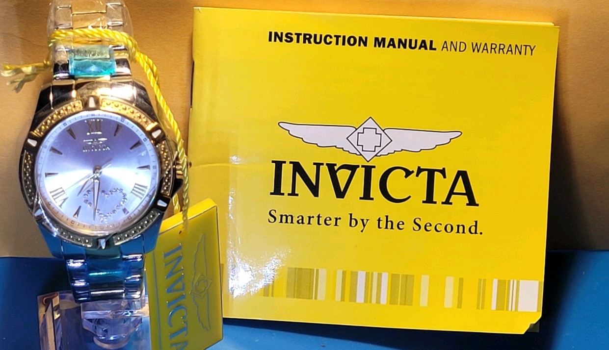 Invicta 20323 Angel Lady Silver Dial Two tone Ladies Women’s Quartz 34mm Watch