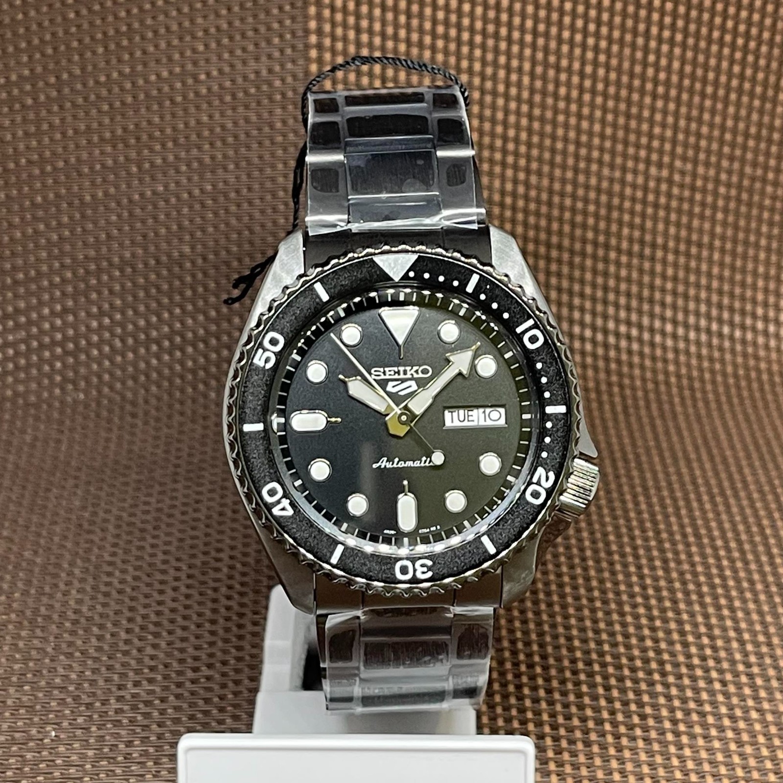 Seiko 5 Sports SRPD65K1 Full Black Automatic Analog Stainless Steel Men’s Watch
