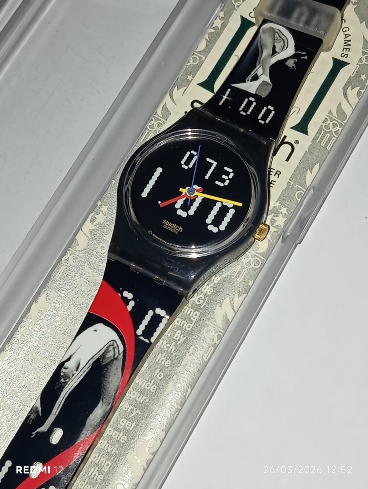 1996 NADIA COMANECI LZ105 OLYMPICS SPECIAL LADY WATCH NEW WORKING