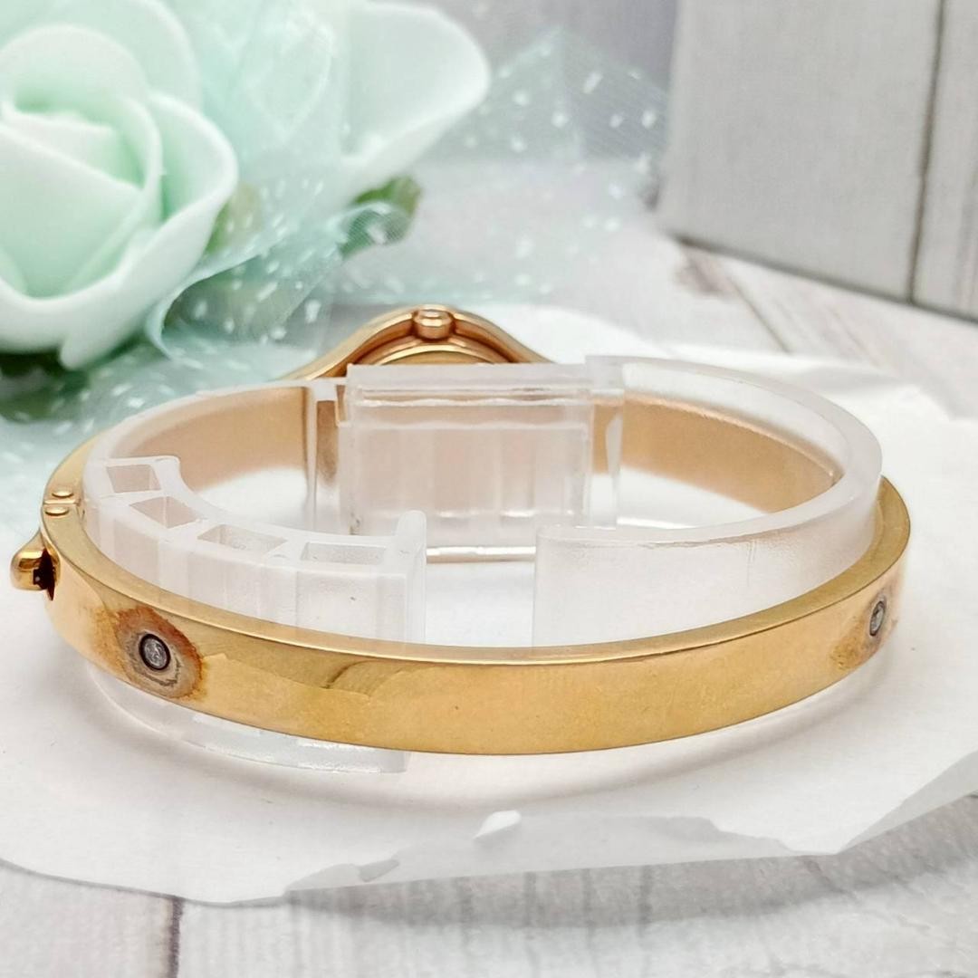 4C Bangle Watch Yondoshi Timepiece Silver Dial 15cm Quartz Authentic