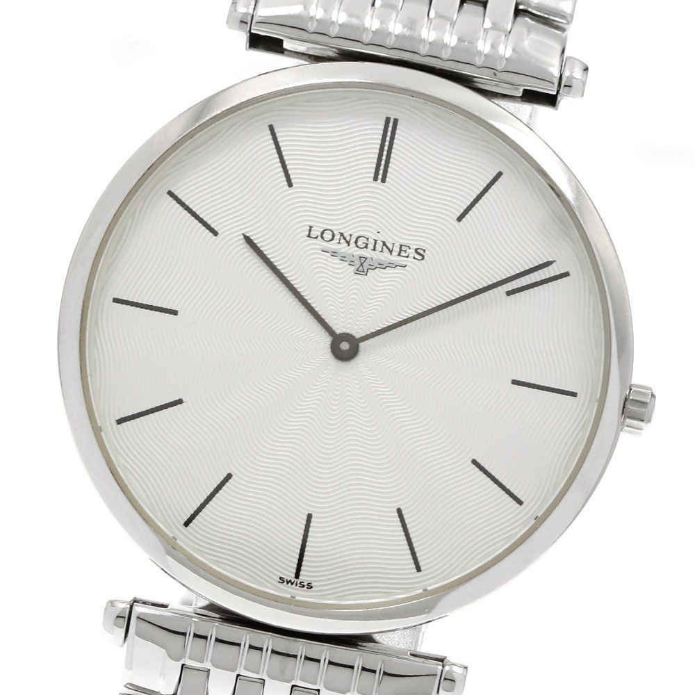 Longines Grand Classic Quartz Men’s Watch Silver Dial 33mm From Japan