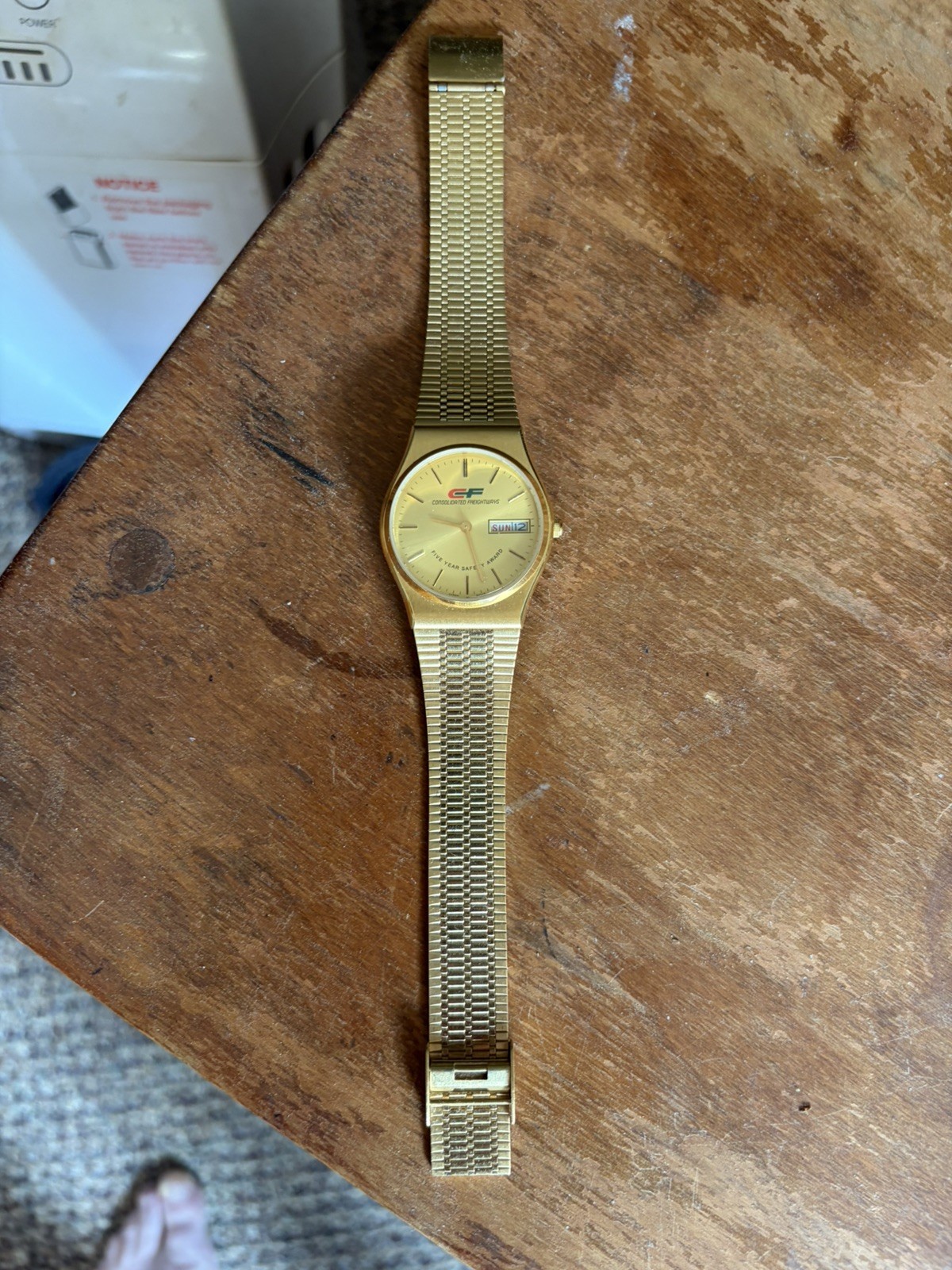 Collectible 36 year old consolidated freightways watch