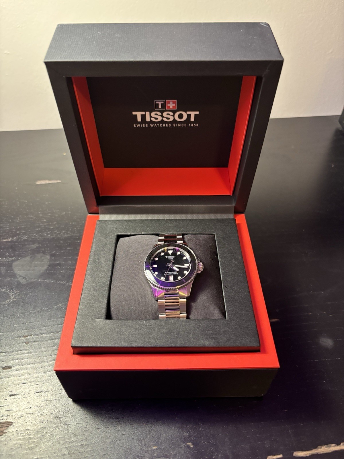 Tissot Seastar 1000 Black Unisex Adults Watch 36mm. – T120.210.11.051.00