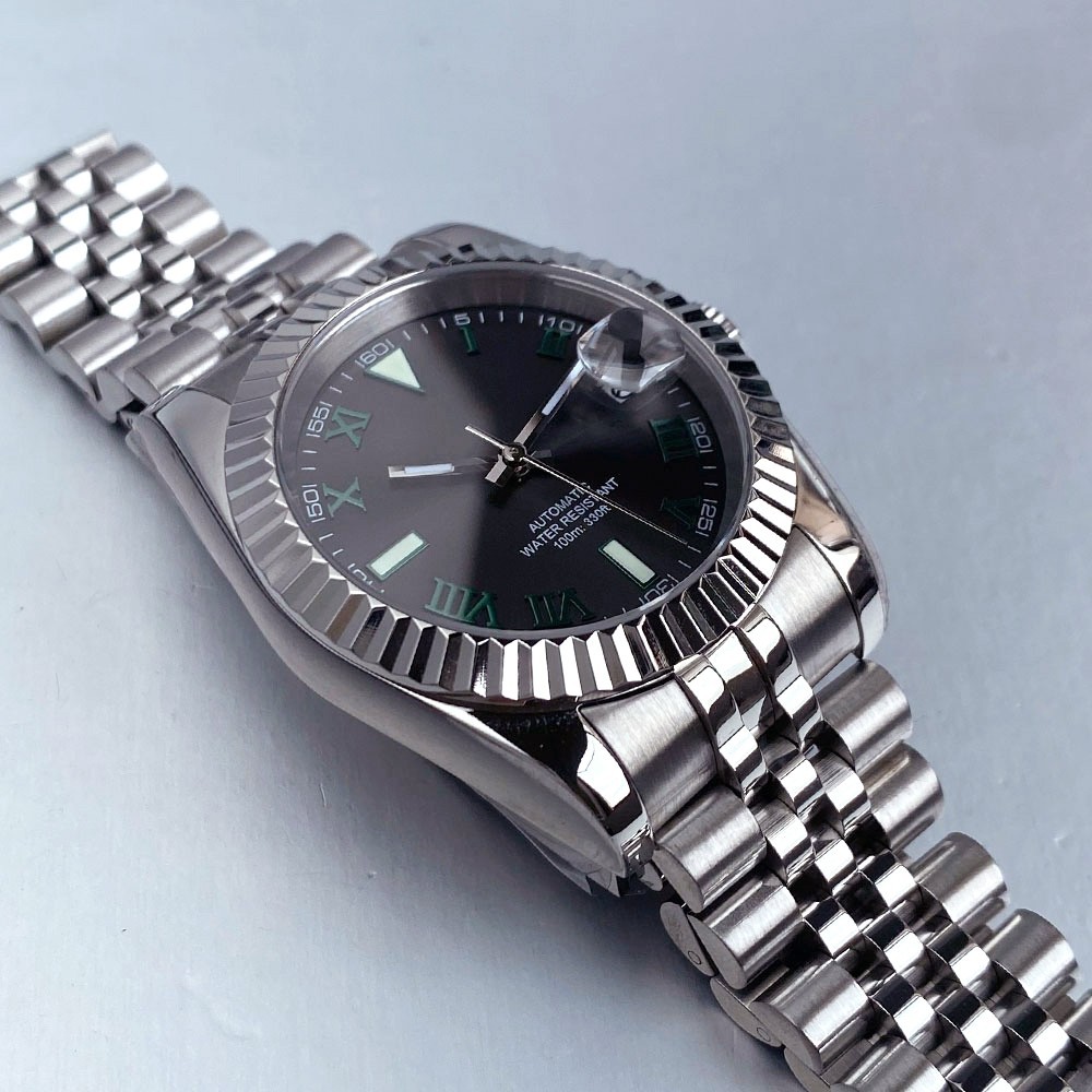 20ATM Tandorio New 39mm Sapphire Lume Diver NH35 PT5000 Automatic Men Watch Date