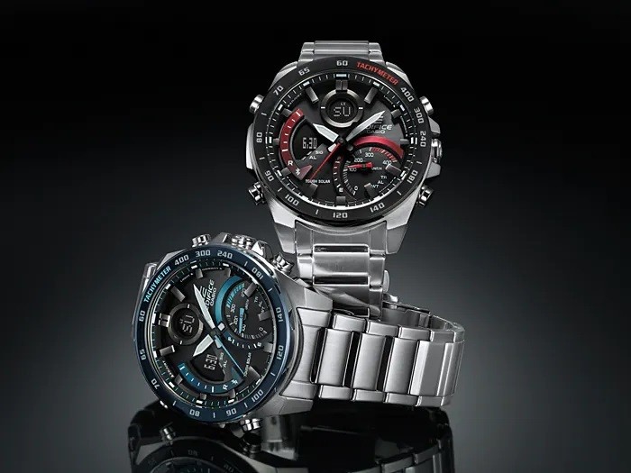 CASIO EDIFICE Smartphone Link Bluetooth ECB 900DB 1A Black Silver Men s Watch