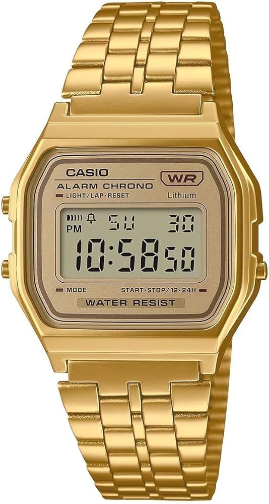 Brand New Casio Vintage Gold Tone Digital Watch