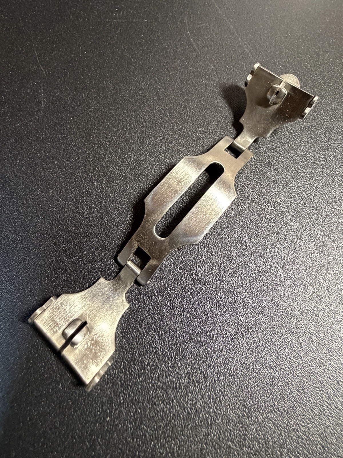 Original Longines Stainless Steel Deployant Clasp 11mm Signed Folding Buckle