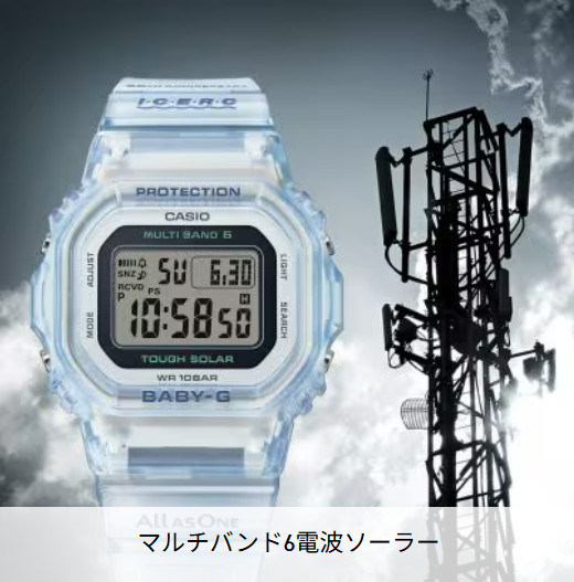CASIO Baby-G BGD-5650K-2JR ICERC Dolphin & Whale Love The Sea Earth Watch