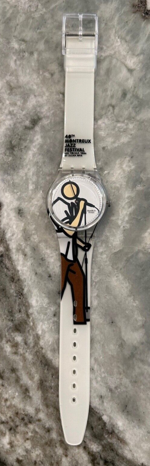 Swatch Montreux Jazz Festival – Bonjour Montreux – Julian Opie – GE184 – 2006