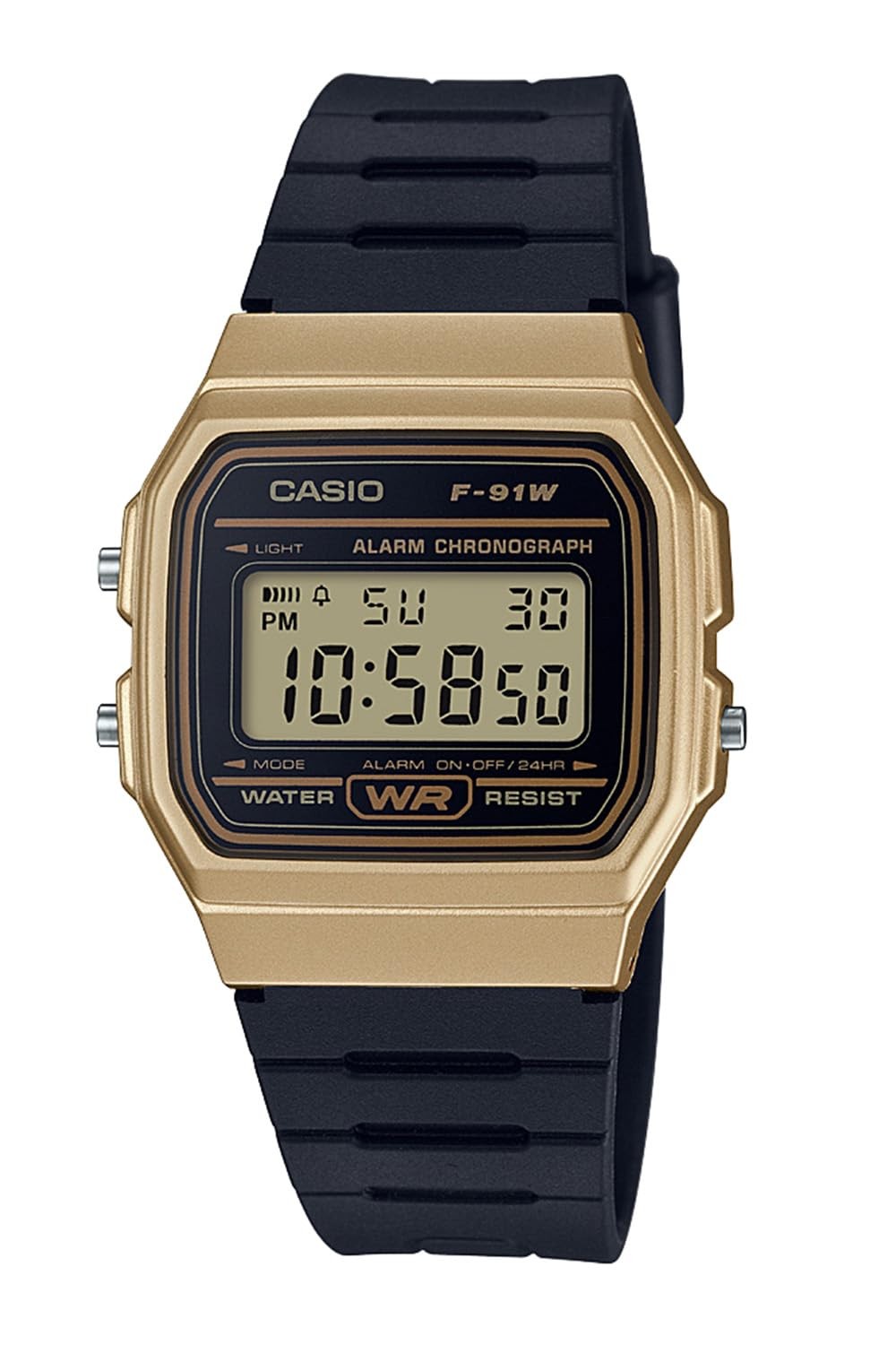 CASIO F-91WM-9AJH Digital Watch Black Gold Limited Model