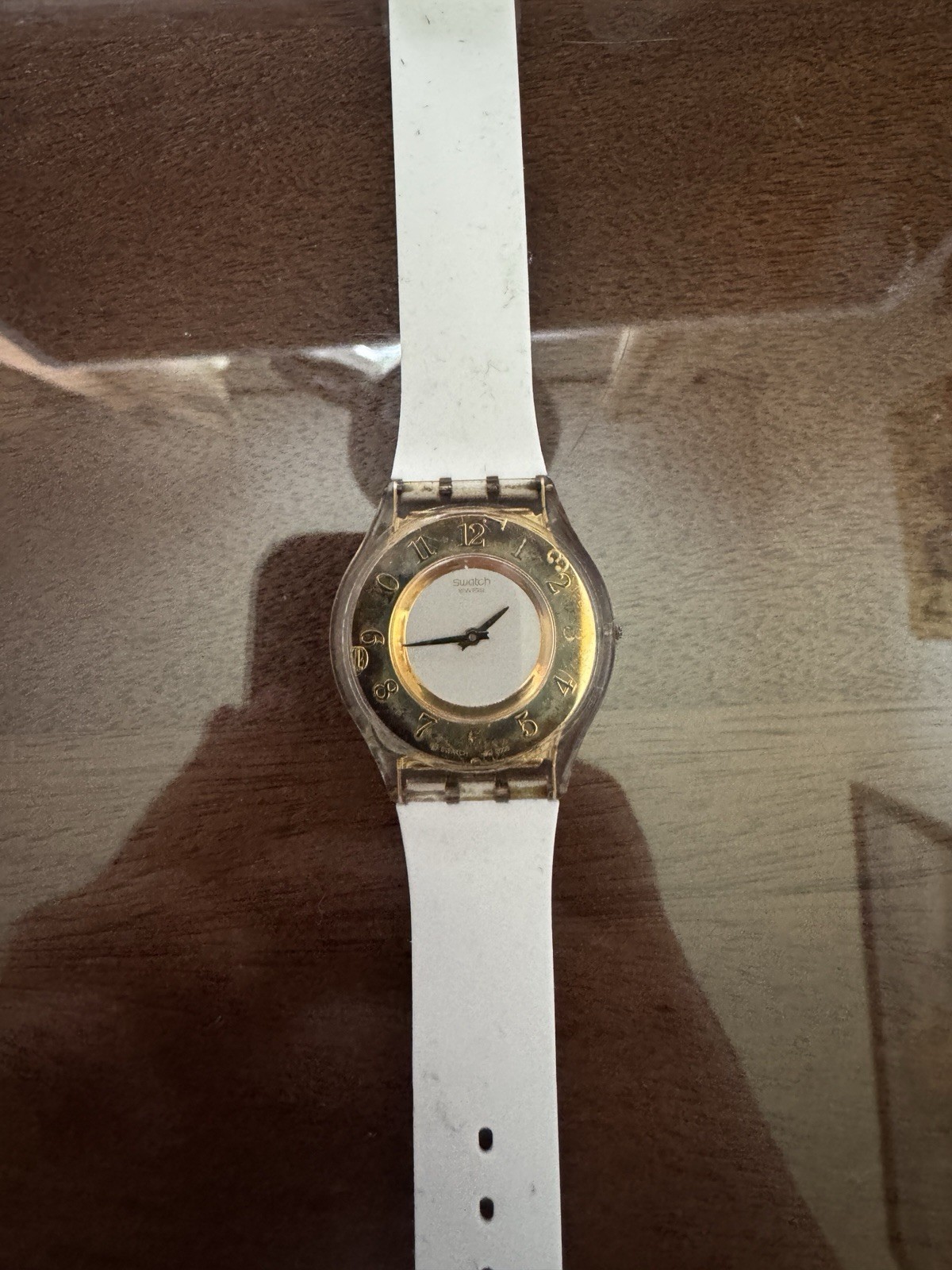 90s Women’s Clear Swatch Watch (needs New Battery)