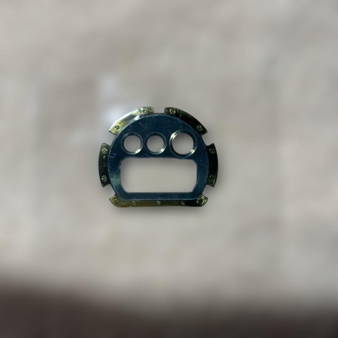 Genuine Casio G-Shock DW-6900 Metal Face Plate Bezel Part Silver Japan
