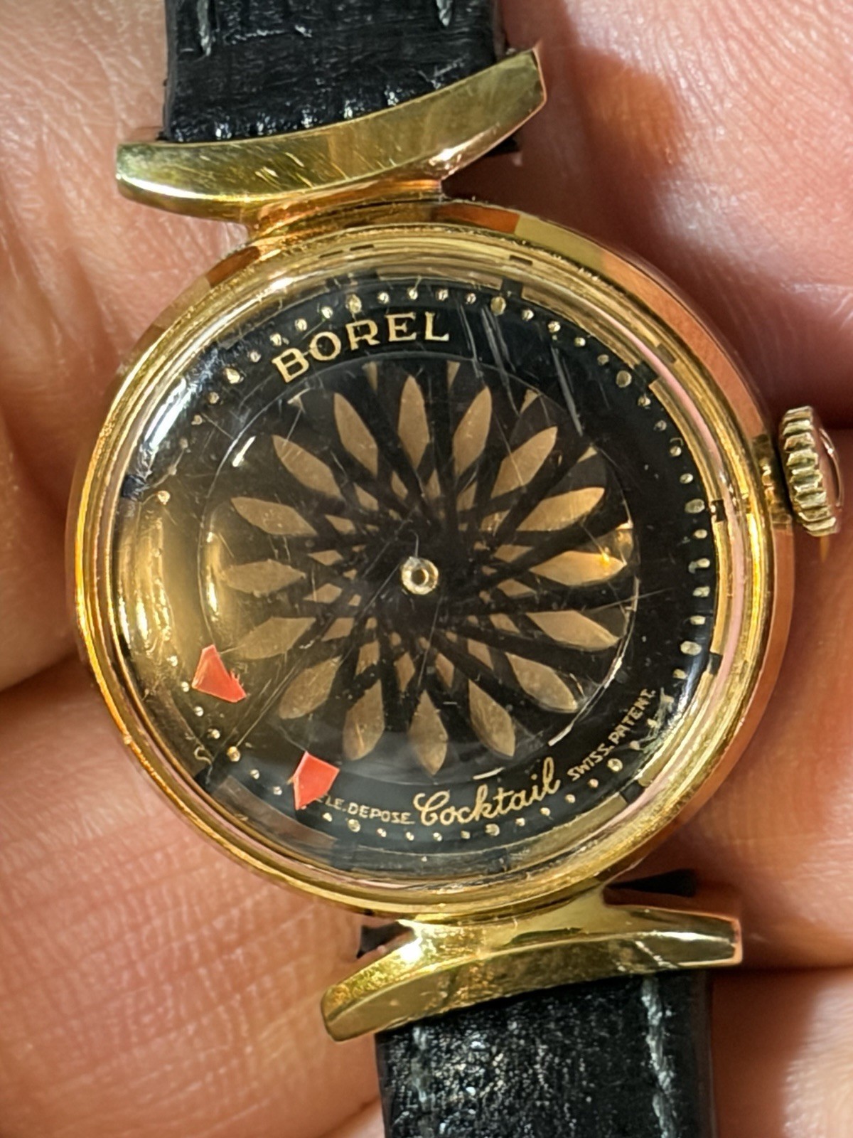 Ernest Borel Cocktail Kaleidoscope Unisex 23mm Hand Wind Watch 17j Running
