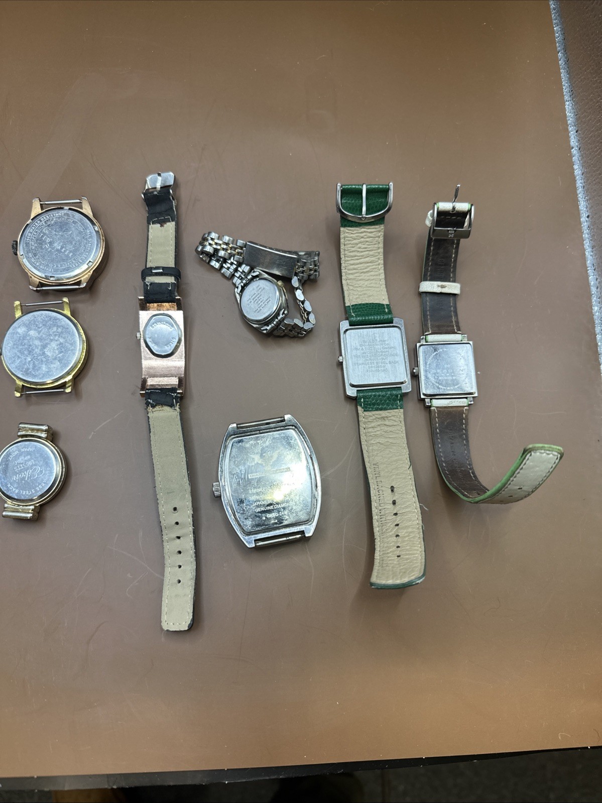 Assorted Watches Not Authenticated, Parts, Not Working. See Description.
