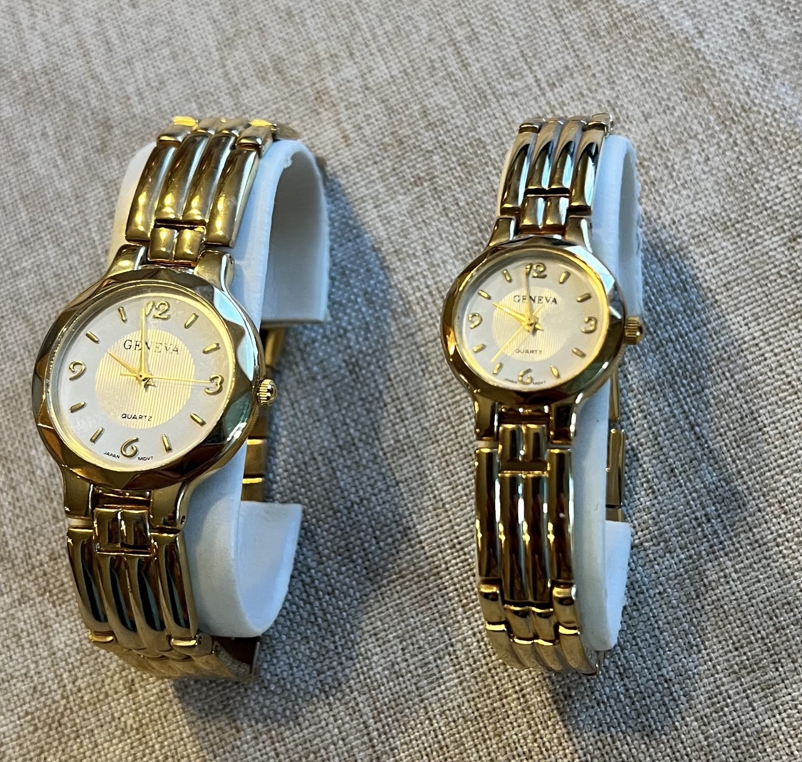 Geneva Gift His And Hers Gold Tone Matching Watch Set Classic Collection