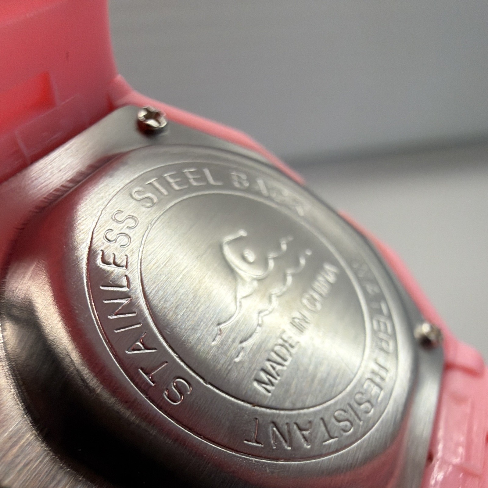 Custom “Bubblegum Pop” Retro Digital Watch – Pink | Smoke Gradient Lens
