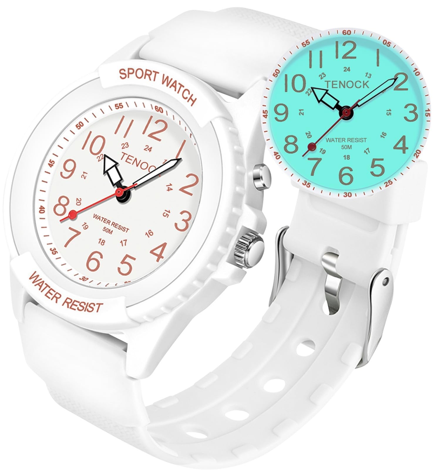 Waterproof Medical Nurse Watch for Students & Professionals, Night Light, Easy R