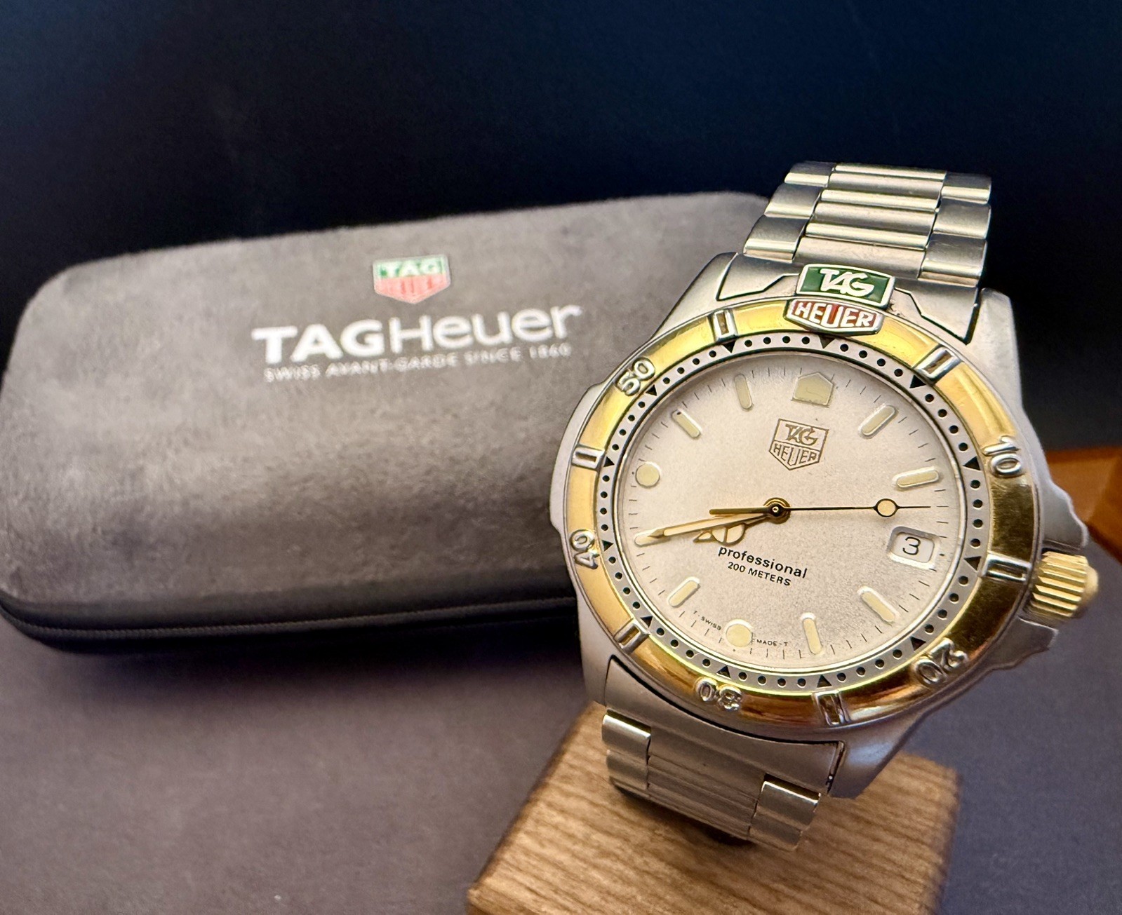Tag Heuer 4000 Series 38mm Quartz Professional 2 Tone Watch 995.706