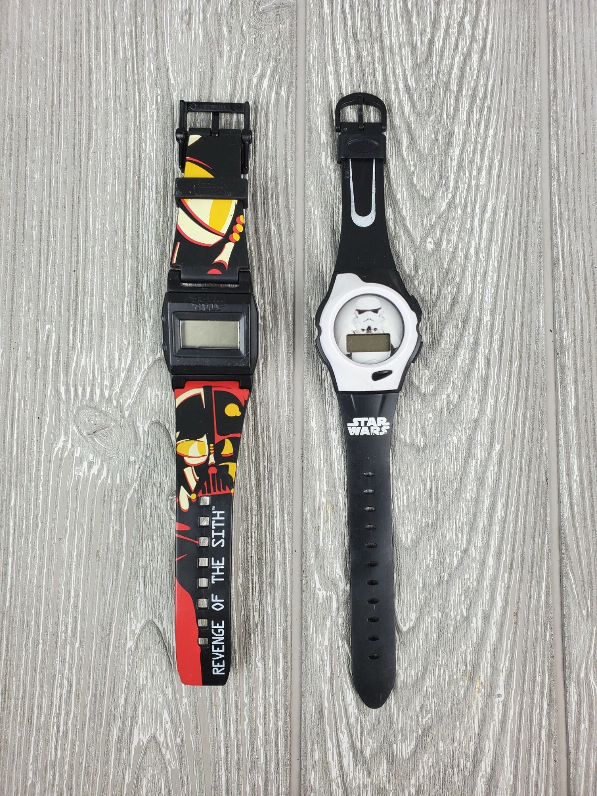 Lot 2 – Star Wars & Revenge of the Sith Kids Childrens Watches – Need Batteries